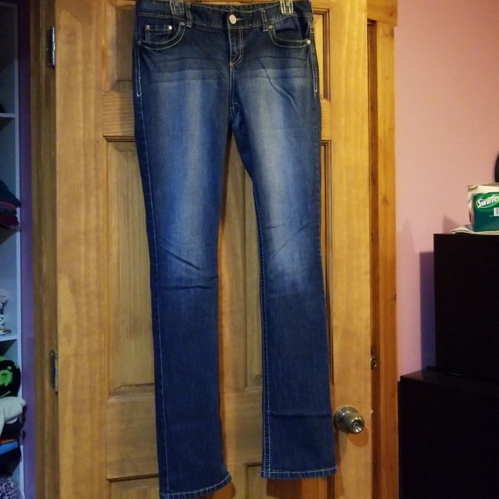 Maurices straight leg 9/10 x-long jeans
